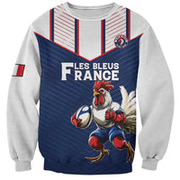 France Rugby Custom Sweatshirt Allez Les Bleus - Sporty Style