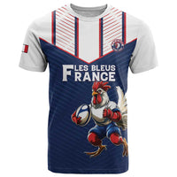France Rugby Custom T Shirt Allez Les Bleus - Sporty Style