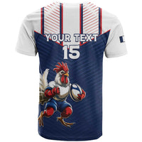 France Rugby Custom T Shirt Allez Les Bleus - Sporty Style