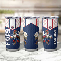 France Rugby Custom Tumbler Cup Allez Les Bleus - Sporty Style