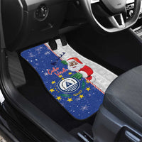 Cape Verde Christmas Car Mats Black Santa Felix Natal - Wonder Print Shop