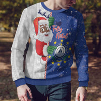 Cape Verde Christmas Ugly Christmas Sweater Black Santa Felix Natal - Wonder Print Shop