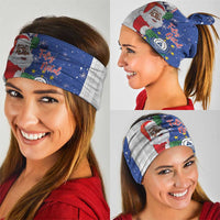 Cape Verde Christmas Neck Gaiter Black Santa Felix Natal - Wonder Print Shop