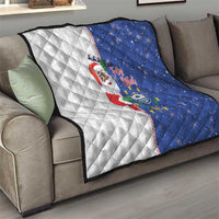 Cape Verde Christmas Quilt Black Santa Felix Natal - Wonder Print Shop