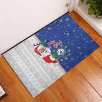 Cape Verde Christmas Rubber Doormat Black Santa Felix Natal - Wonder Print Shop