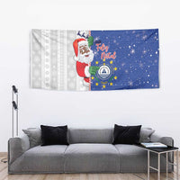 Cape Verde Christmas Tapestry Black Santa Felix Natal - Wonder Print Shop