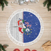 Cape Verde Christmas Tree Skirt Black Santa Felix Natal - Wonder Print Shop