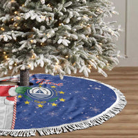 Cape Verde Christmas Tree Skirt Black Santa Felix Natal - Wonder Print Shop