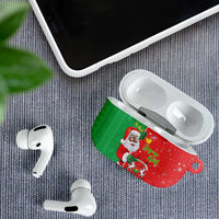 Burkina Faso Christmas AirPods Case Black Santa Joyeux Noel - Wonder Print Shop