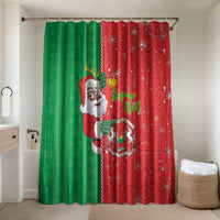 Burkina Faso Christmas Bathroom Set Black Santa Joyeux Noel - Wonder Print Shop