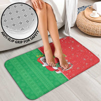 Burkina Faso Christmas Bathroom Set Black Santa Joyeux Noel - Wonder Print Shop
