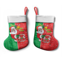 Burkina Faso Christmas Stocking Black Santa Joyeux Noel - Wonder Print Shop