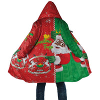 Burkina Faso Christmas Cloak Black Santa Joyeux Noel - Wonder Print Shop