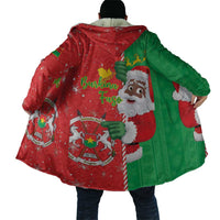 Burkina Faso Christmas Cloak Black Santa Joyeux Noel - Wonder Print Shop