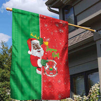 Burkina Faso Christmas Garden Flag Black Santa Joyeux Noel - Wonder Print Shop