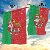 Burkina Faso Christmas Garden Flag Black Santa Joyeux Noel - Wonder Print Shop