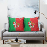 Burkina Faso Christmas Pillow Cover Black Santa Joyeux Noel - Wonder Print Shop