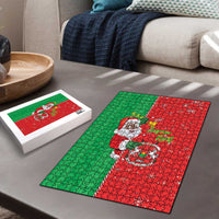 Burkina Faso Christmas Puzzle Black Santa Joyeux Noel - Wonder Print Shop