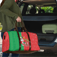 Burkina Faso Christmas Travel Bag Black Santa Joyeux Noel - Wonder Print Shop