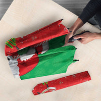 Burkina Faso Christmas Umbrella Black Santa Joyeux Noel - Wonder Print Shop