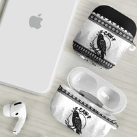 Funny Christmas F Caw F Raven AirPods Case Merry Craw Mas - Wonder Print Shop