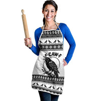 Funny Christmas F Caw F Raven Apron Merry Craw Mas - Wonder Print Shop