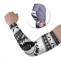 Funny Christmas F Caw F Raven Arm Sleeves Merry Craw Mas - Wonder Print Shop