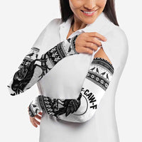 Funny Christmas F Caw F Raven Arm Sleeves Merry Craw Mas - Wonder Print Shop