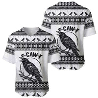 Funny Christmas F Caw F Raven Baseball Jersey Merry Craw Mas - Wonder Print Shop