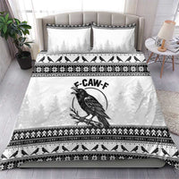 Funny Christmas F Caw F Raven Bedding Set Merry Craw Mas - Wonder Print Shop