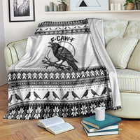 Funny Christmas F Caw F Raven Blanket Merry Craw Mas - Wonder Print Shop
