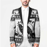 Funny Christmas F Caw F Raven Blazer Merry Craw Mas - Wonder Print Shop