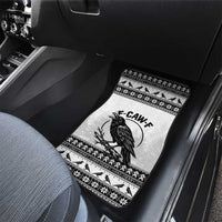 Funny Christmas F Caw F Raven Car Mats Merry Craw Mas - Wonder Print Shop