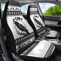 Funny Christmas F Caw F Raven Car Seat Cover Merry Craw Mas - Wonder Print Shop