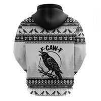Funny Christmas F Caw F Raven Hoodie Merry Craw Mas - Wonder Print Shop