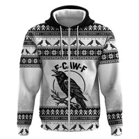 Funny Christmas F Caw F Raven Hoodie Merry Craw Mas - Wonder Print Shop