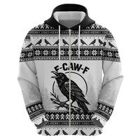 Funny Christmas F Caw F Raven Hoodie Merry Craw Mas - Wonder Print Shop