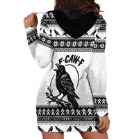 Funny Christmas F Caw F Raven Hoodie Dress Merry Craw Mas - Wonder Print Shop