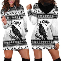 Funny Christmas F Caw F Raven Hoodie Dress Merry Craw Mas - Wonder Print Shop