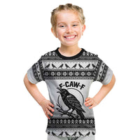 Funny Christmas F Caw F Raven Kid T Shirt Merry Craw Mas - Wonder Print Shop