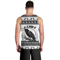 Funny Christmas F Caw F Raven Men Tank Top Merry Craw Mas - Wonder Print Shop