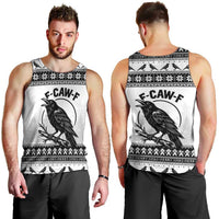 Funny Christmas F Caw F Raven Men Tank Top Merry Craw Mas - Wonder Print Shop