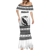 Funny Christmas F Caw F Raven Mermaid Dress Merry Craw Mas - Wonder Print Shop