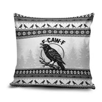 Funny Christmas F Caw F Raven Pillow Cover Merry Craw Mas - Wonder Print Shop