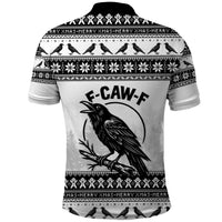Funny Christmas F Caw F Raven Polo Shirt Merry Craw Mas - Wonder Print Shop