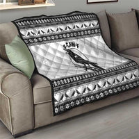 Funny Christmas F Caw F Raven Quilt Merry Craw Mas - Wonder Print Shop
