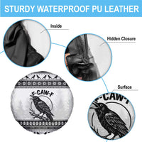 Funny Christmas F Caw F Raven Spare Tire Cover Merry Craw Mas - Wonder Print Shop