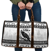 Funny Christmas F Caw F Raven Travel Bag Merry Craw Mas - Wonder Print Shop