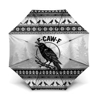 Funny Christmas F Caw F Raven Umbrella Merry Craw Mas - Wonder Print Shop