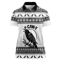 Funny Christmas F Caw F Raven Women Polo Shirt Merry Craw Mas - Wonder Print Shop